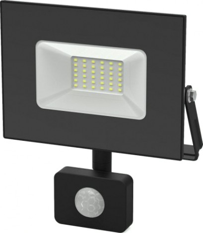 Прожектор GAUSS Elementary 50w 3450lm 6500к 175-265v ip65 черный с датчиком д [628511350]
