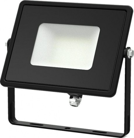 Прожектор GAUSS Qplus 10w 1000lm 6500k 200-240v ip65 черный led [613511310]