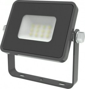 Прожектор GAUSS Qplus 10w 850lm 6500k 200-240v ip65 графитовый led [690511310]