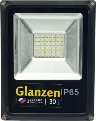 Прожектор GLANZEN FAD-0003-30-SL SMD IP65 6500K Прожектор GLANZEN FAD-0003-30-SL SMD IP65 6500K