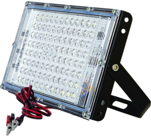 Прожектор GLANZEN FAD-0030-30-12V светодиодный, низковольтный с зажимами "крокодил"