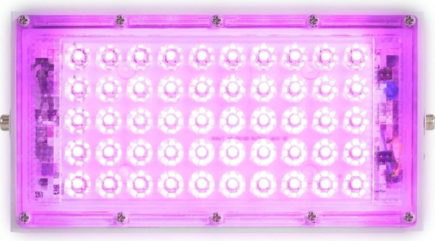 Прожектор GLANZEN Фито 50Вт FAD-0030-50-FITO светодиодный для растений [FAD-0030-50-FITO]