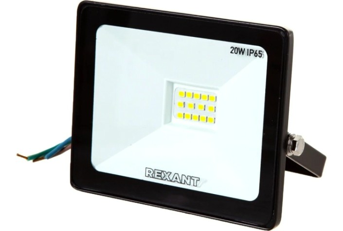 Прожектор REXANT 605-002 светодиодный СДО 20Вт 1600Лм 6500К холодный свет