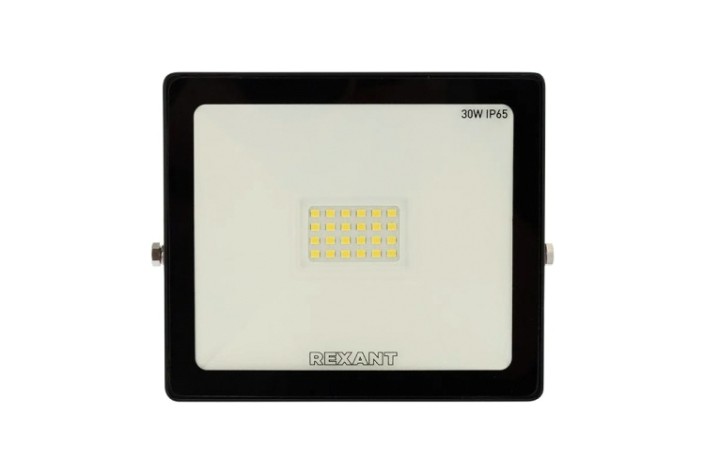 Прожектор REXANT 605-003 светодиодный СДО 30Вт 2400Лм 6500К холодный свет