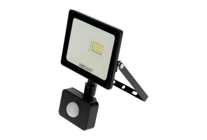 Прожектор REXANT 605-008 светодиодный СДО 20Вт 1600Лм 6500К датчик движения