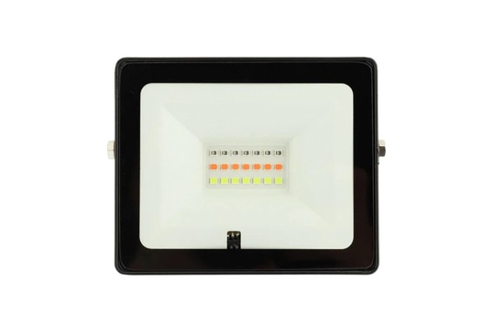 Прожектор REXANT 605-010 цветного свечения мультиколор (GRB) 10Bт с пультом