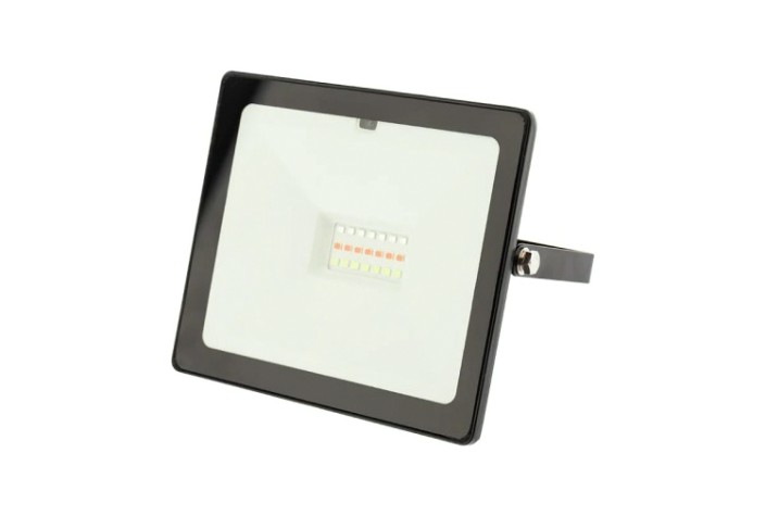 Прожектор REXANT 605-011 цветного свечения мультиколор (GRB) 20Bт с пультом