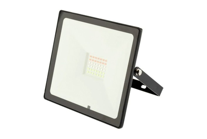 Прожектор REXANT 605-012promo цветного свечения мультиколор (GRB) 30Bт с пультом