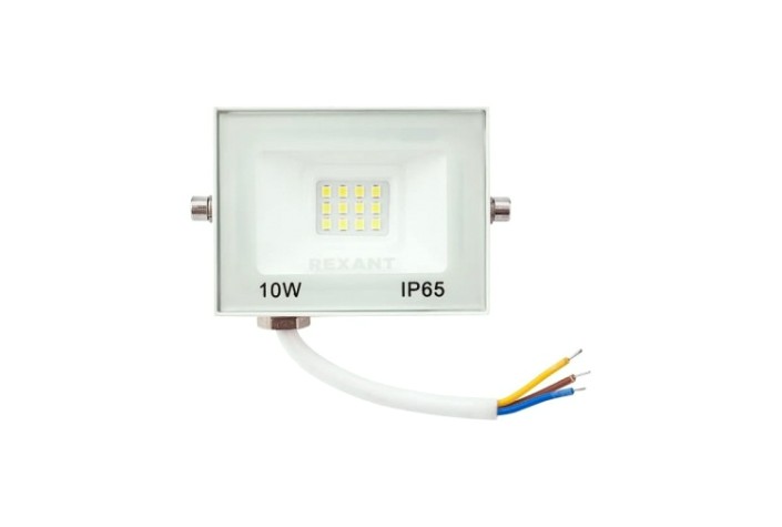 Прожектор REXANT 605-023 светодиодный СДО 10Вт 800Лм 5000К нейтральный свет