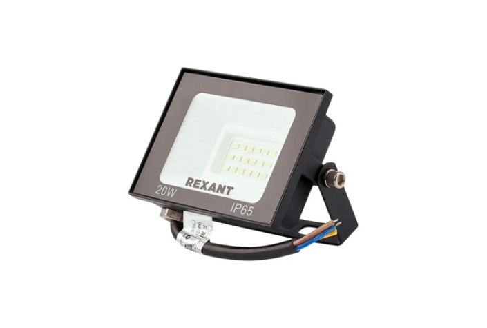 Прожектор REXANT 605-029 светодиодный СДО 20Вт 1600Лм 4000К нейтральный све