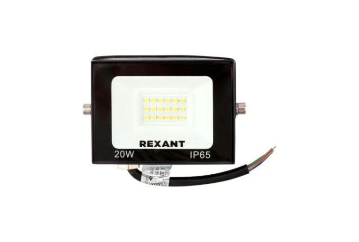 Прожектор REXANT 605-029 светодиодный СДО 20Вт 1600Лм 4000К нейтральный све