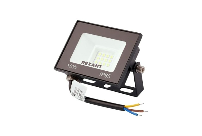 Прожектор REXANT 605-036 светодиодный СДО 10Вт 800Лм 4000К нейтральный свет