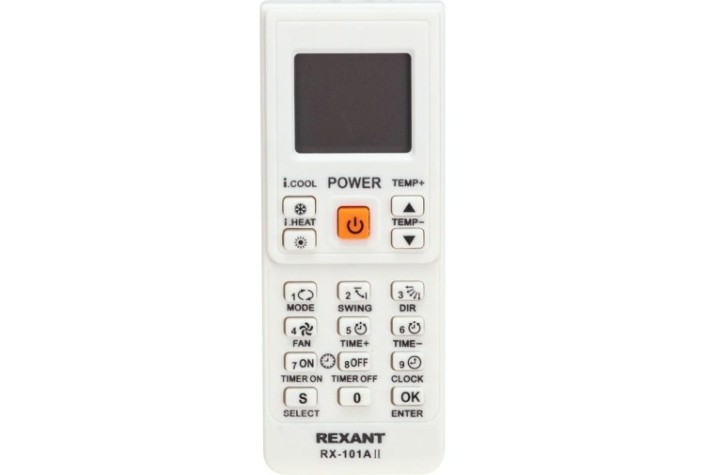 Пульт для кондиционеров REXANT 38-0103 универсальный RX-101AII Пульт для кондиционеров REXANT 38-0103 универсальный RX-101AII