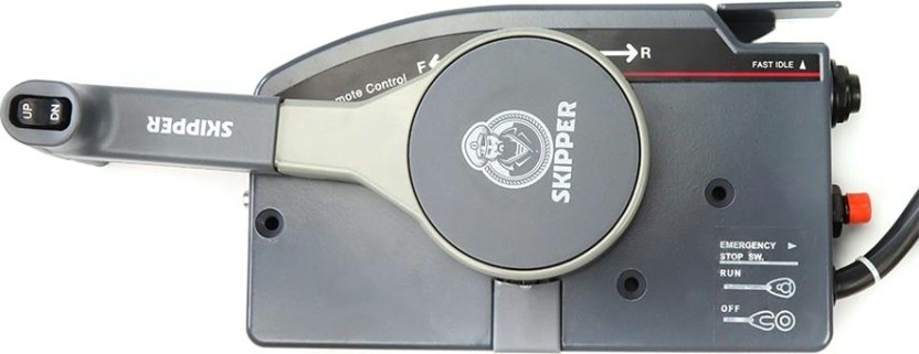 Пульт ДУ SKIPPER для Yamaha 703, с кнопкой гидроподъема, фишка на 10 пинов, тянет газ [SK703-48272-12-00]