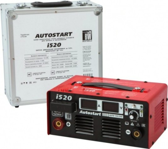 Пускозарядное устройство Bestweld AUTOSTART i520 инверторное [BW1640]