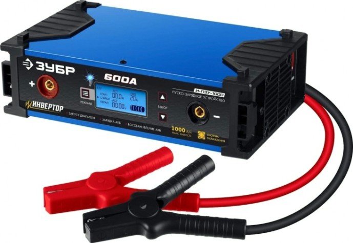 Пускозарядное устройство ЗУБР И-ПЗУ-1000 инверторное [59325]
