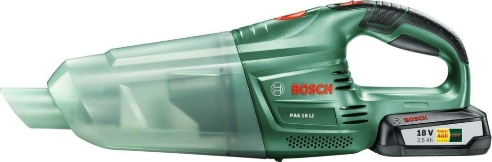 Пылесос аккумуляторный BOSCH PAS 18 LI Set [06033B9002]