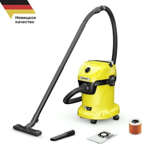 Пылесос аккумуляторный KARCHER WD 3-18 V-17/20 (1.628-550.0), без акб и з/у [1.628-550.0]