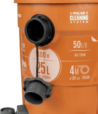 Пылесос строительный с системой очистки DAEWOO DAVC 2500SD Пылесос строительный с системой очистки DAEWOO DAVC 2500SD