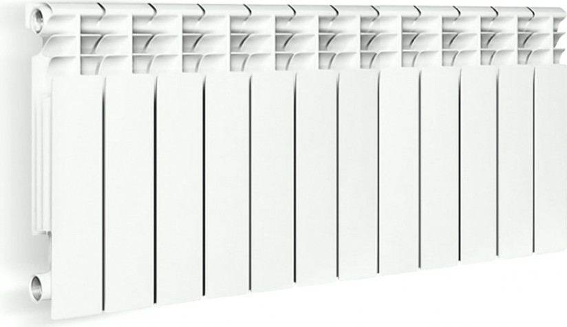 Радиатор отопления OASIS 350/80/12 алюминиевый литой [4670004374887]