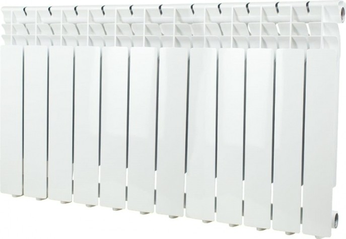 Радиатор отопления OASIS 350/80/12 PRO алюминиевый литой [4640039485056]