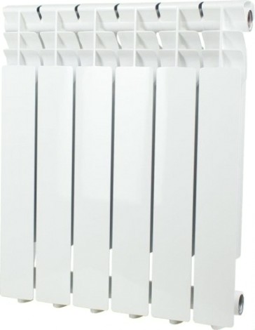 Радиатор отопления OASIS 350/80/6 PRO алюминиевый литой [4640039485025]