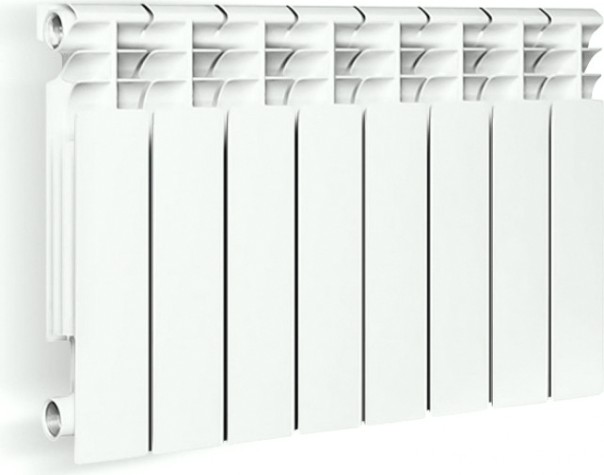 Радиатор отопления OASIS 350/80/8 алюминиевый литой [4670004374849]