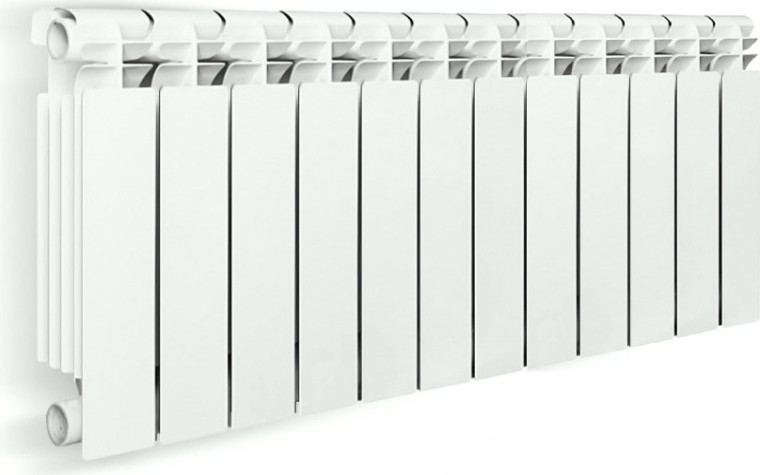 Радиатор отопления OASIS 350/96/12 алюминиевый литой [4670004371022]