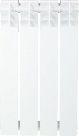 Радиатор отопления OASIS 500/100/4 ЭКО биметаллический [4640039487258]