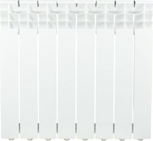 Радиатор отопления OASIS 500/80/8 ЭКО алюминиевый литой [4640039487081]