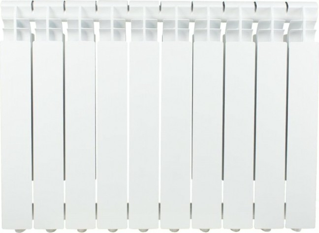 Радиатор отопления OASIS 500/96/10 ЭКО алюминиевый литой [4640039487142]