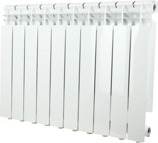 Радиатор отопления OASIS 500/96/10 ЭКО алюминиевый литой [4640039487142]