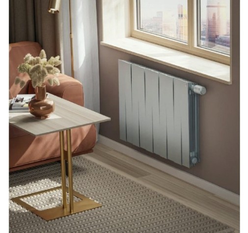 Радиатор отопления ROYAL THERMO PianoForte 500 Silver Satin VDR80-10 секц. [НС-1506370]