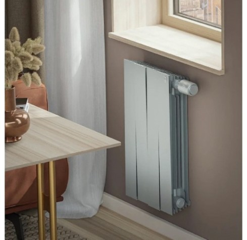 Радиатор отопления ROYAL THERMO PianoForte 500 Silver Satin VDR80-4 секц. [НС-1506372]