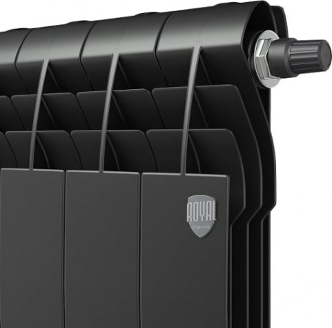 Радиатор ROYAL THERMO Biliner 350 - 4 секции биметалл Noir Sable [НС-1197123]