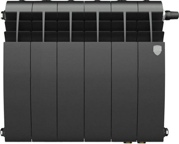 Радиатор ROYAL THERMO Biliner 350 - 6 секции биметалл Noir Sable [НС-1197124]