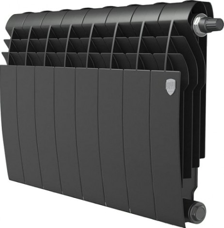 Радиатор ROYAL THERMO Biliner 350 - 8 секции биметалл Noir Sable [НС-1197125]