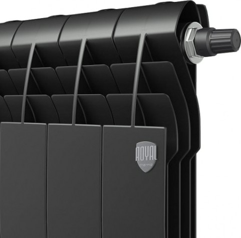 Радиатор ROYAL THERMO Biliner 350 - 8 секции биметалл Noir Sable [НС-1197125]
