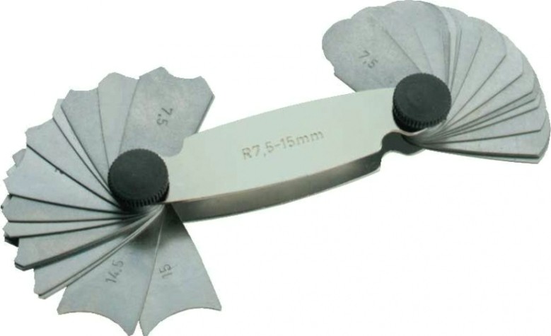 Радиусный шаблон Norgau 045152002 16 штук Радиусный шаблон Norgau 045152002 16 штук