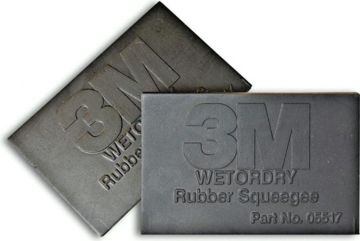 Ракель резиновый 3M 5 517, 70мм х 108мм [7000028348]