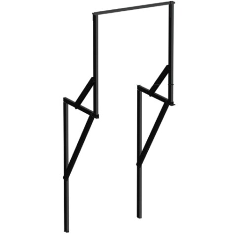 Рама крепежная мусоропровода к лесам [026444]