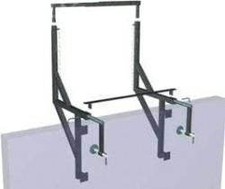 Рама крепежная мусоропровода в окно [026443]