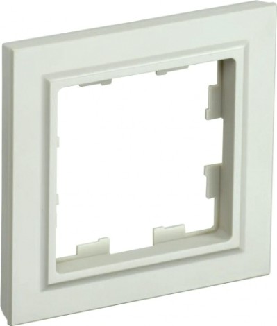 Рамка IEK BRITE РУ-1 1-м бежевая [BR-M12-K10]