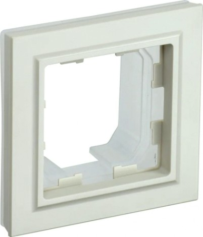 Рамка IEK BRITE РУ-1 1-м ip44 бежевая [BR-M12-44-K10]
