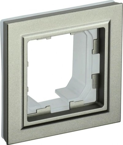 Рамка IEK BRITE РУ-1 1-м ip44 шампань [BR-M12-44-K37]