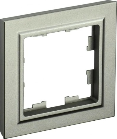 Рамка IEK BRITE РУ-1 1-м шампань [BR-M12-K37]