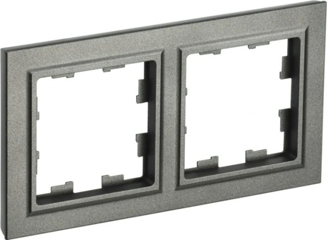 Рамка IEK BRITE РУ-2 2-м шампань [BR-M22-K37]