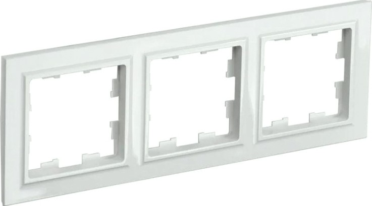 Рамка IEK BRITE РУ-3 3-м алюм. [BR-M32-K47]