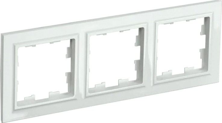 Рамка IEK BRITE РУ-3 3-м бел. [BR-M32-K01]