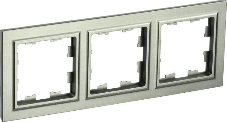 Рамка IEK BRITE РУ-3 3-м шампань [BR-M32-K37]